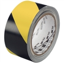 Picture of 2" x 36 yds. Black/Yellow 3M - 766 Striped Vinyl Tape