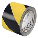 Picture of 3" x 36 yds. Black/Yellow  3M - 766 Striped Vinyl Tape