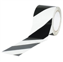 Picture of 3" x 36 yds. Black/White (3 Pack) Striped Vinyl Safety Tape