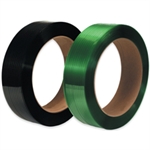 16" x 3" Core Polyester Strapping - Smooth Picture for category <p>Strong enough to replace steel strapping.</p>
<ul>
<li>An economical alternative to steel strapping.</li>
<li>Cost savings up to 40%.</li>
<li>Unlike steel, Polyester Strapping is non-corrosive.</li>
<li><strong>Polyester Strapping</strong> retains tension longer than other types of strapping.</li>
<li>80% lighter and easier to use than steel strapping.</li>
<li>U.V. resistant.</li>
<li>Seal with serrated or <strong><a title="Sandpaper seals" href="http://www.usapackaging.net/p/13334/12-sandpaper-opensnap-on-metal-poly-strapping-seals">sandpaper seals</a></strong>.</li>
<li>2 rolls per case.</li>
</ul>