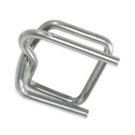Picture for category <p>Poly strapping buckles are available in both metal or postal approved plastic construction.</p>
<ul>
<li>Loop poly strapping through buckle, tighten and cut.</li>
</ul>