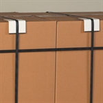 Picture for category <p>Protects palletized products from strapping damage.</p>
<ul>
<li>Spreads strapping tension to prevent damage.</li>
<li>Made from strong laminated fibreboard.</li>
<li>Use with steel or poly strapping.</li>
<li>May be reused and are recyclable.</li>
</ul>
