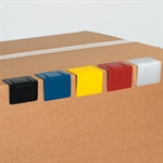 Plastic Strap Guards Picture for category <p>Guards protect shipments from damage caused by tight strapping.</p>
<ul>
<li>Ribbed channel stops strapping from moving.</li>
<li>Use with steel or poly strapping.</li>
<li>Made from strong durable plastic.</li>
<li>Strap Guards may be reused.</li>
</ul>
