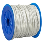 Picture for category <p>Easy to splice.</p>
<ul>
<li>Great general purpose rope.</li>
<li>Resistant to abrasion, chemicals and marine organisms.</li>
<li>Long working life makes nylon rope economical.</li>
</ul>