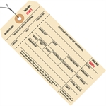 Inventory Tags 1 Part Stub Style # 8 - Pre-Wired Picture for category <p>Detached stub stays with product.</p>
<ul>
<li>Size #8 - 6 1/4" x 3 1/8".</li>
<li>Duplicate numbered in red on stub and tag.</li>
<li>10 point stock.</li>
<li>Tags feature a 3/16", reinforced, tear resistant eyelet.</li>
<li>Pre-wired with 12", 26 gauge tag wire.</li>
<li>Additional pre-cut 12", 26 gauge tag wire available stock number G2500.</li>
<li>Available in case quantities.</li>
</ul>