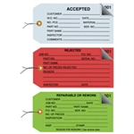 Picture for category Inspection Tags 2 Part - Numbered 001-499 - Pre-Wired