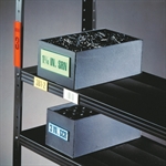 Hol-Dex® Plastic Label Holders Picture for category <p>Insertable for quick and cost effective product ID changes.</p>
<ul style="list-style-type: square;">
<li>Adhesive or magnetic backing to hold onto shelves, racks, drawers or bins.</li>
<li>Features a clear plastic, side-load design.</li>
<li><strong>Self-Adhesive holders</strong> adhere to any surface and will not crack, peel, fade or fall off. Magnetic holders are repositionable on metal surfaces.</li>
<li>White inserts included.</li>
</ul>