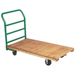 Picture for category <p>Strong hardwood deck withstands your toughest tasks.</p>
<ul style="list-style-type: square;">
<li>Hardwood deck is kiln dried and sealed for moisture resistance.</li>
<li>Extra sturdy triple cross-brace handle.</li>
<li>Pre-assembled platform.</li>
<li>2200 lb. load capacity.</li>
<li>Extra large, 8" diameter wheels, sold separately , are easily maneuverable. Caster Set includes: 2 swivel wheels and 2 rigid wheels.</li>
</ul>