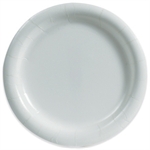 Paper Plates Picture for category <p>Sturdy paper plates are disposable and won't melt with hot food or in the microwave.</p>
<ul style="list-style-type: square;">
<li>Work well for both cold or hot food.</li>
<li><a href="http://www.usapackaging.net/p/12848/9-heavy-duty-paper-plates"><strong>Heavy-duty plates</strong></a> are perfect for heavy or moist food applications.</li>
<li>Microwavable.</li>
</ul>