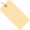Picture of 4 3/4" x 2 3/8" 13 Pt. Manila Shipping Tags - Pre-Wired