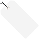 Picture of 3 1/4" x 1 5/8" White 13 Pt. Shipping Tags - Pre-Strung