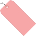 Picture of 2 3/4" x 1 3/8" Pink 13 Pt. Shipping Tags - Pre-Wired