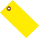 Picture of 2 3/4" x 1 3/8" Yellow Tyvek® Shipping Tag
