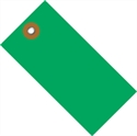 Picture of 2 3/4" x 1 3/8" Green Tyvek® Shipping Tag