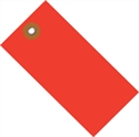 Picture of 2 3/4" x 1 3/8" Red Tyvek® Shipping Tag