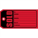 Picture of 4 3/4" x 2 3/8" - "Sold Tags" 10 Point Card Stock