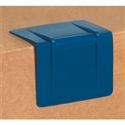 Picture of 2 1/2" x 2" - Blue Plastic Strap Guards