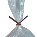 Picture for category <p>Sealing poly bags with paper twist ties makes bags reusable.</p>
<ul>
<li>Ties are made from long-life easy bending wire coil.</li>
<li>Paper Twist Ties are reusable.</li>
<li>Available in case quantities.</li>
</ul>