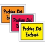 Picture for category <p>Pressure sensitive packing list envelopes secure and protect documents that are attached to the outside of shipments.</p>
<ul>
<li>Full face, <strong>colored Packing List Envelopes </strong>are pre-printed with "Packing List Enclosed" in script font on heavy 2 Mil poly.</li>
<li>Hot melt adhesive backing provides strong adhesion to paper and <strong>corrugated products</strong>.</li>
<li>Envelopes open along the first dimension.</li>
<li>1000 per case.</li>
</ul>