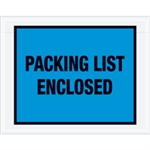 Picture for category <p>Pressure sensitive packing list envelopes secure and protect documents that are attached to the outside of shipments.</p>
<ul>
<li>Full face, colored Packing List Envelopes are pre-printed with "Packing List Enclosed" on heavy 2 Mil poly.</li>
<li>Hot melt adhesive backing provides strong adhesion to paper and corrugated products.</li>
<li>Envelopes open along the first dimension.</li>
<li>1000 per case.</li>
</ul>