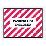 Picture for category <p>Pressure sensitive packing list envelopes secure and protect documents that are attached to the outside of shipments.</p>
<ul>
<li>Full face, colored Packing List Envelopes are pre-printed with "Packing List Enclosed" on heavy 2 Mil poly.</li>
<li>Hot melt adhesive backing provides strong adhesion to paper and corrugated products.</li>
<li>Envelopes open along the first dimension.</li>
<li>1000 per case.</li>
</ul>