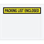 Picture for category <p>Pressure sensitive packing list envelopes secure and protect documents that are attached to the outside of shipments.</p>
<ul>
<li>Panel face, colored Packing List Envelopes are pre-printed with "Packing List Enclosed" on heavy 2 Mil poly.</li>
<li>Hot melt adhesive backing provides strong adhesion to paper and corrugated products.</li>
<li>Envelopes open along the first dimension.</li>
<li>1000 per case.</li>
</ul>