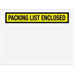 Picture for category <p>Pressure sensitive packing list envelopes secure and protect documents that are attached to the outside of shipments.</p>
<ul>
<li>Panel face, colored Packing List Envelopes are pre-printed with "Packing List Enclosed" on heavy 2 Mil poly.</li>
<li>Hot melt adhesive backing provides strong adhesion to paper and corrugated products.</li>
<li>Envelopes open along the first dimension.</li>
<li>1000 per case.</li>
</ul>