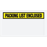 Picture for category 5 1/2" x 10" Yellow-"Packing List Enclosed" Envelopes