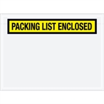 Picture for category 6 3/4" x 5" Yellow-"Packing List Enclosed" Envelopes