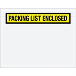 Picture for category <p>Pressure sensitive packing list envelopes secure and protect documents that are attached to the outside of shipments.</p>
<ul>
<li>Panel face, colored Packing List Envelopes are pre-printed with "Packing List Enclosed" on heavy 2 Mil poly.</li>
<li>Hot melt adhesive backing provides strong adhesion to paper and corrugated products.</li>
<li>Envelopes open along the first dimension.</li>
<li>1000 per case.</li>
</ul>