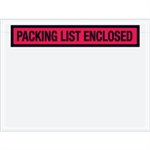 Picture for category <p>Pressure sensitive packing list envelopes secure and protect documents that are attached to the outside of shipments.</p>
<ul>
<li>Panel face, colored Packing List Envelopes are pre-printed with "Packing List Enclosed" on heavy 2 Mil poly.</li>
<li>Hot melt adhesive backing provides strong adhesion to paper and corrugated products.</li>
<li>Envelopes open along the first dimension.</li>
<li>1000 per case.</li>
</ul>