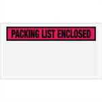 Picture for category 5 1/2" x 10" Red-"Packing List Enclosed" Envelopes