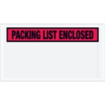 Picture for category <p>Pressure sensitive packing list envelopes secure and protect documents that are attached to the outside of shipments.</p>
<ul>
<li>Panel face, colored Packing List Envelopes are pre-printed with "Packing List Enclosed" on heavy 2 Mil poly.</li>
<li>Hot melt adhesive backing provides strong adhesion to paper and corrugated products.</li>
<li>Envelopes open along the first dimension.</li>
<li>1000 per case.</li>
</ul>