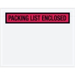 Picture for category 7" x 5 1/2" Red-"Packing List Enclosed" Envelopes