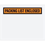 7" x 5 1/2" Orange-"Packing List Enclosed" Envelopes Picture for category <p>Pressure sensitive packing list envelopes secure and protect documents that are attached to the outside of shipments.</p>
<ul>
<li>Panel face, colored Packing List Envelopes are pre-printed with "Packing List Enclosed" on heavy 2 Mil poly.</li>
<li>Hot melt adhesive backing provides strong adhesion to paper and corrugated products.</li>
<li>Envelopes open along the first dimension.</li>
<li>1000 per case.</li>
</ul>