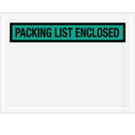 Picture for category <p>Pressure sensitive packing list envelopes secure and protect documents that are attached to the outside of shipments.</p>
<ul>
<li>Panel face, colored Packing List Envelopes are pre-printed with "Packing List Enclosed" on heavy 2 Mil poly.</li>
<li>Hot melt adhesive backing provides strong adhesion to paper and corrugated products.</li>
<li>Envelopes open along the first dimension.</li>
<li>1000 per case.</li>
</ul>