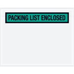 Picture for category 7" x 5 1/2" Green-"Packing List Enclosed" Envelopes