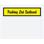 Picture for category <p>Pressure sensitive packing list envelopes secure and protect documents that are attached to the outside of shipments.</p>
<ul>
<li>Panel face, colored Packing List Envelopes are pre-printed with "Packing List Enclosed" in script font on heavy 2 Mil poly.</li>
<li>Hot melt adhesive backing provides strong adhesion to paper and corrugated products.</li>
<li>Envelopes open along the first dimension.</li>
<li>1000 per case.</li>
</ul>