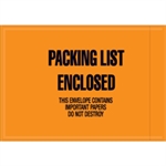 Picture for category <p>Pressure sensitive packing list envelopes secure and protect documents that are attached to the outside of shipments.</p>
<ul>
<li>Full face, fluorescent orange Packing List Envelopes are pre-printed with "Packing List Enclosed", "Important Papers" and "Do Not Destroy" warnings on heavy 2 Mil poly.</li>
<li>Hot melt adhesive backing provides strong adhesion to paper and corrugated products.</li>
<li>Envelopes open along the first dimension.</li>
<li>1000 per case.</li>
</ul>