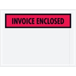 Picture for category 4 1/2" x 6" Red-"Invoice Enclosed" Envelopes