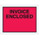 Picture for category <p>Pressure sensitive envelopes secure and protect documents that are attached to the outside of shipments.</p>
<ul>
<li>Pre-printed with "Invoice Enclosed" on heavy 2 Mil poly.</li>
<li>Hot melt adhesive backing provides strong adhesion to paper and corrugated products.</li>
<li>Envelopes open along the first dimension.</li>
<li>1000 per case.</li>
</ul>