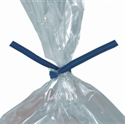 Picture of 4" x 5/32" Blue Paper Twist Ties