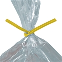 Picture of 8" x 5/32" Yellow Paper Twist Ties