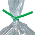 Picture of 7" x 5/32" Green Plastic Twist Ties