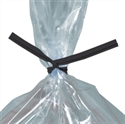 Picture of 8" x 5/32" Black Plastic Twist Ties