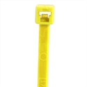 Picture of 4" 18# Fluorescent Yellow Cable Ties