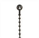 Picture of 5" Black Beaded Security Ties