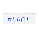 Picture of 1" x 3" White Warehouse Labels - Magnetic Strips