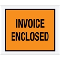 Picture of 4 1/2" x 5 1/2" Orange "Invoice Enclosed" Envelopes