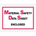 Picture of 6 1/2" x 5" "Material Safety Data Sheet Enclosed" Envelopes
